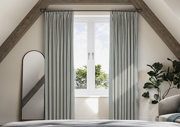 The British Stripe Co. Catherine, Teinbridge No.3 - Made to Measure Curtains - Image 3